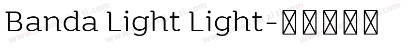 Banda Light Light字体转换